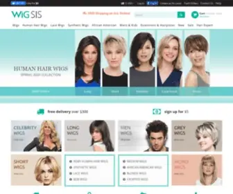 Wigsis.com(Cheap Human Hair Wigs) Screenshot