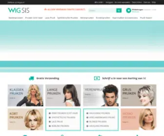 Wigsis.nl(Goedkoop Pruiken) Screenshot