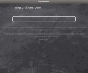 Wigsolutions.com(Wigsolutions) Screenshot