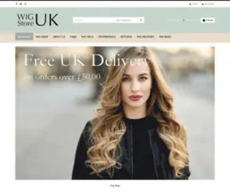 Wigstoreuk.co.uk(Buy wigs online at Wig Store UK) Screenshot