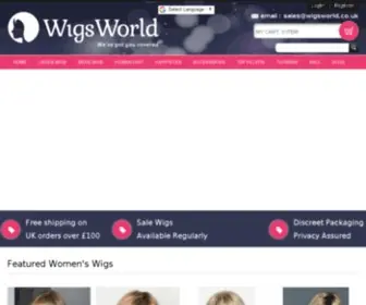 Wigsworld.co.uk(Women's wigs from Ellen Wille & Gisela Mayer plus human hair wigs) Screenshot