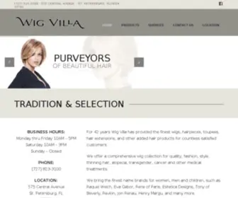 WigVillaonline.com(Wig Villa) Screenshot