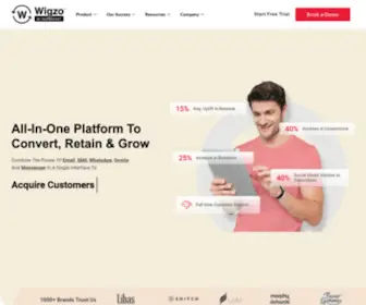 Wigzo.com(AI-Driven Marketing Automation for E-commerce) Screenshot