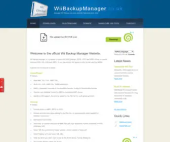 Wiibackupmanager.co.uk(Wii Backup Manager) Screenshot