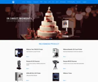 Wiiboox.com(3D Printing Company) Screenshot