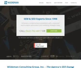 Wiideman.com(Wiideman Consulting Group) Screenshot