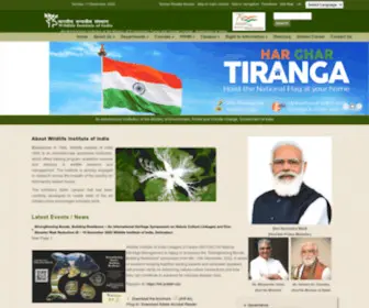 Wii.gov.in(Wildlife Institute of India) Screenshot