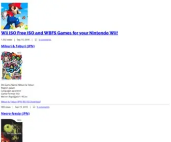 Wiiiso.net(Wii ISO) Screenshot