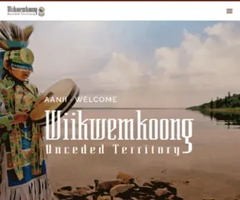 Wiikwemkoong.ca(Wiikwemkoong Unceded Territory) Screenshot