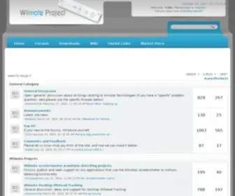Wiimoteproject.com(Wiimoteproject) Screenshot