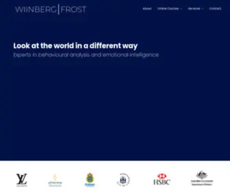 Wiinbergfrost.com(WIINBERG FROST) Screenshot