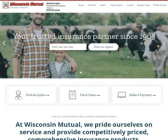 Wiins.com(Wisconsin Mutual Insurance) Screenshot