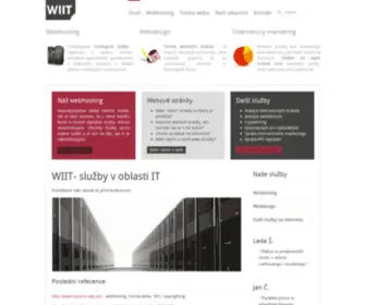 Wiit.cz(Spolehlivá IT správa pro firmy i jednotlivce) Screenshot