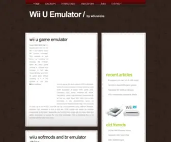 Wiiuromemulator.com(Wii U Rom Emulator) Screenshot