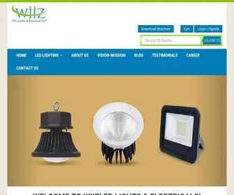 Wiizled.com(LED Lights Manufacturer and Supplier Company Hyderabad) Screenshot