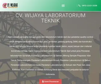 Wijayalabteknik.com(Supplier) Screenshot