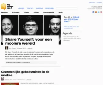 WijBlijVenhier.nl(Wij Blijven Hier) Screenshot