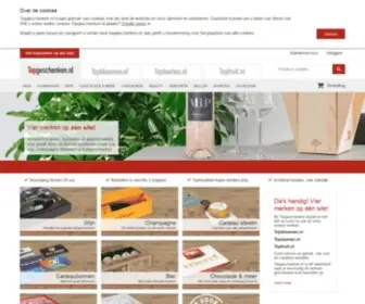 WijNbezorgen.nl(Cadeau's, gifts, bloemen, taarten en cadeaukaarten alle op 1 site) Screenshot