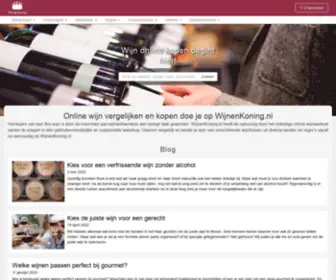 WijNenkoning.nl(Wijn online kopen begint hier) Screenshot