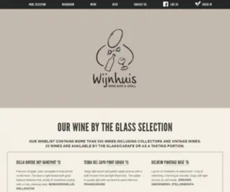 WijNhuis.co.za(Wine Bar & Grill) Screenshot