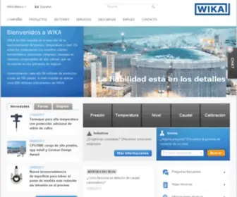 Wika.com.mx(Instrumentos WIKA México S.A) Screenshot