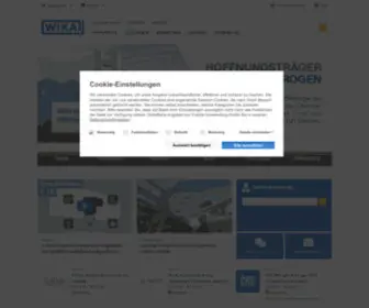 Wika.de(Willkommen bei WIKA) Screenshot