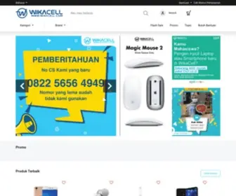 Wikacell.com(WikaCell Toko Elektronik Terlengkap Terpercaya Di Malang Raya) Screenshot