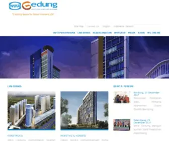 Wikagedung.co.id(WIKA Gedung) Screenshot