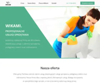 Wikami.com.pl(Firma sprzątająca) Screenshot