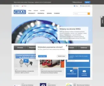 Wikapolska.pl(WIKA Polska spółka z ograniczoną odpowiedzialnością sp) Screenshot