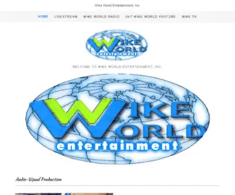 WikeWorld.com(Wike World Entertainment) Screenshot