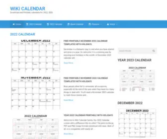 Wiki-Calendar.com(Download and Printable calendars forWiki Calendar) Screenshot