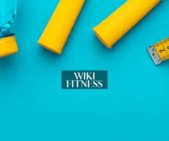 Wiki-Fitness.com(Fitness & Lifestyle) Screenshot
