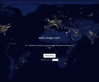 Wiki-MAP.com(Wiki MAP) Screenshot