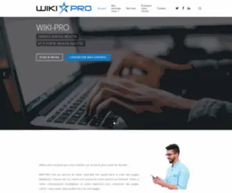 Wiki-PRO.fr(Expert en création de pages Wikipédia) Screenshot