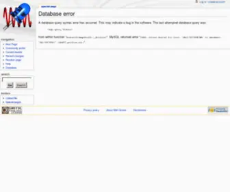 Wiki-Scene.com(Wiki-Scene has a problem) Screenshot