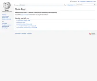 Wikiannouncing.com(Free encyclopedia) Screenshot