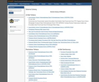 Wikiapbn.org(Sebuah Ensiklopedia Kementerian Keuangan) Screenshot