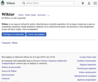 Wikiar.org(موسوعة) Screenshot