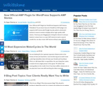 Wikiaskme.com(Ask Me Anything) Screenshot