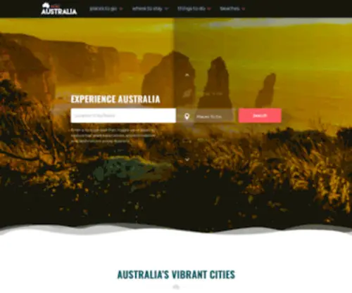 Wikiaustralia.com(Australian travel guide) Screenshot