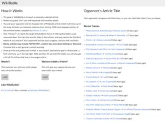Wikibattle.me(Nginx) Screenshot