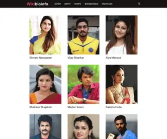 Wikibiographyinfo.com(Wiki Biography Information) Screenshot