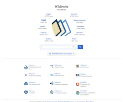 Wikibooks.com(Wikibooks) Screenshot