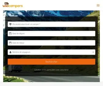 Wikicampers.fr(Location camping) Screenshot
