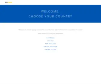 Wikicamps.co(Choose your country) Screenshot