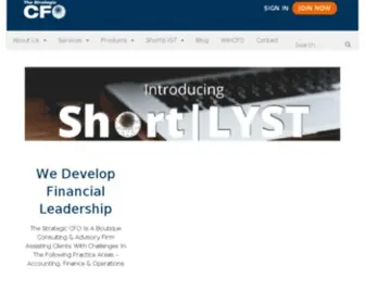 WikicFo.com(The Strategic CFO) Screenshot