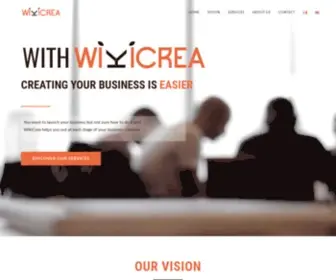 Wikicrea.com(1er sur la création d'entreprise) Screenshot