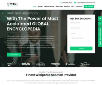 Wikicreatives.com(Wiki Creatives) Screenshot