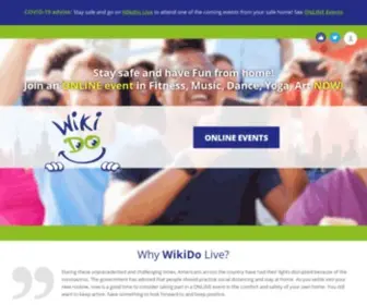 Wikido.com(With a complete list of all events of usa) Screenshot